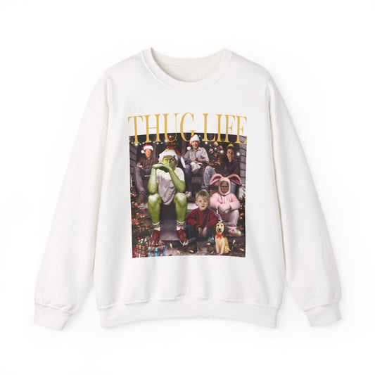 Holiday Crewneck Sweatshirt – Retro Family Christmas Graphic